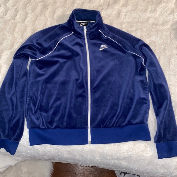 Nike velvet dark navy sweatsuit - Picture 4 of 5